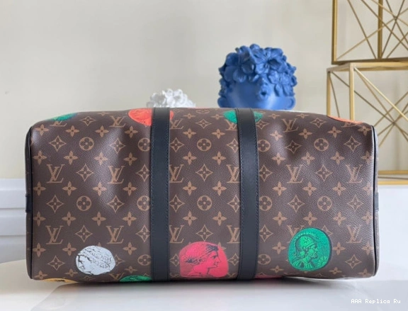 AAA Pruses Bags BANDOULIÈRE VUITTON 45 LOUIS KEEPALL 0812